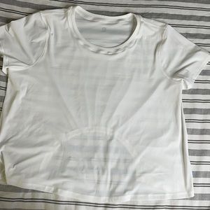 Cute cut back running shirt